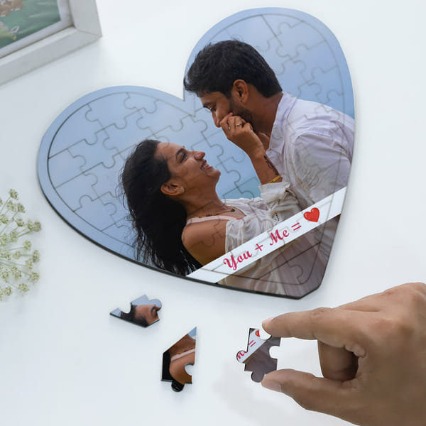 You And Me Personalized Wooden Jigsaw Puzzle